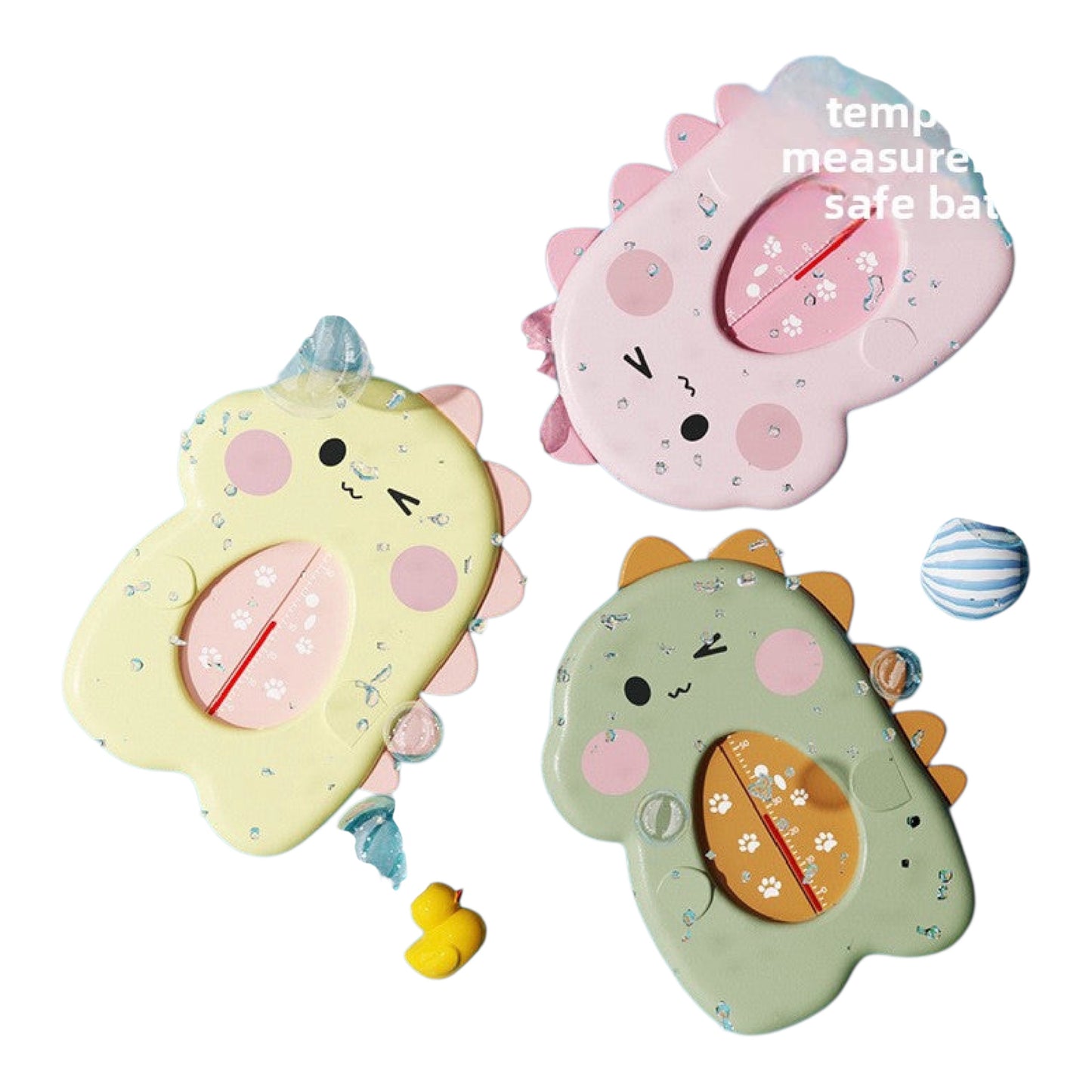 Baby Bath Thermometer Dinosaur | Safe Water Temperature Gauge for Infants
