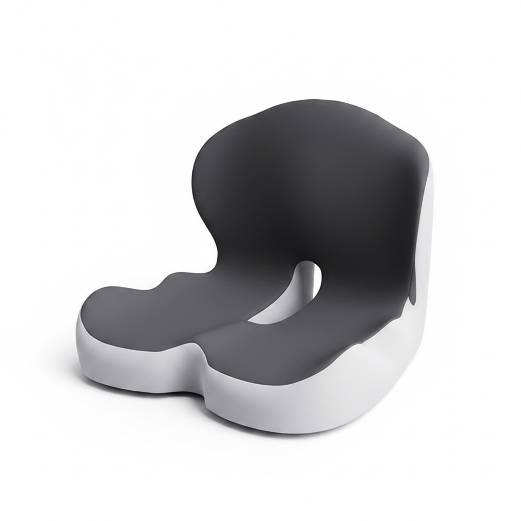 Memory Foam Seat Cushion with Back Support – Ergonomic Chair Cushion for Office & Car