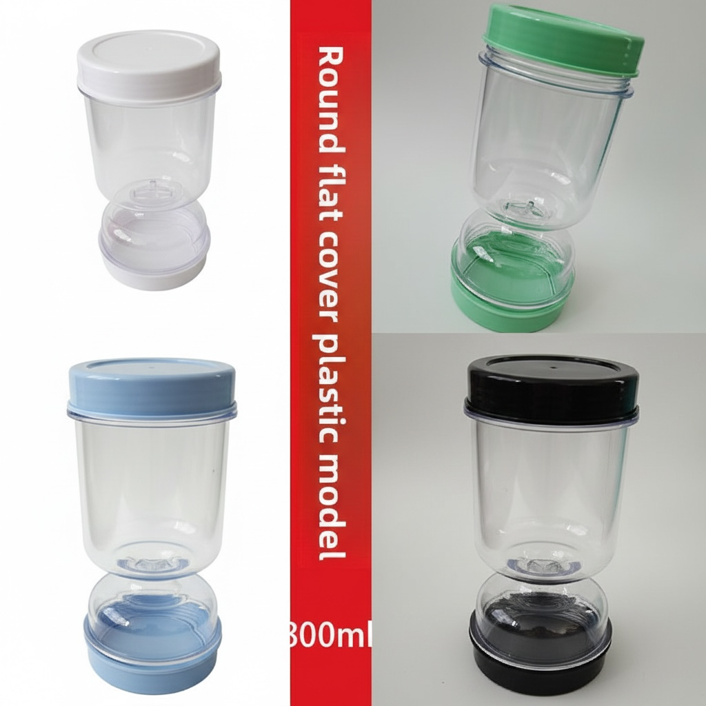 Two-part Glass Pickle Jar