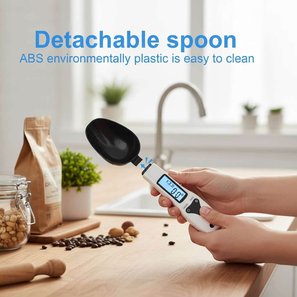 Digital Measuring Spoon Scale – 500g High-Precision Kitchen Spoon with LCD Display