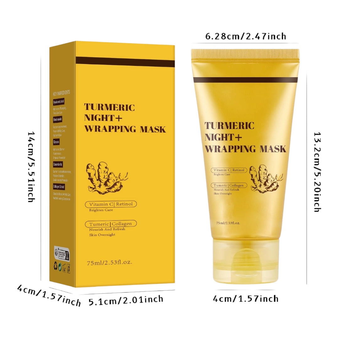 Turmeric Collagen Night Mask with Applicator Brush