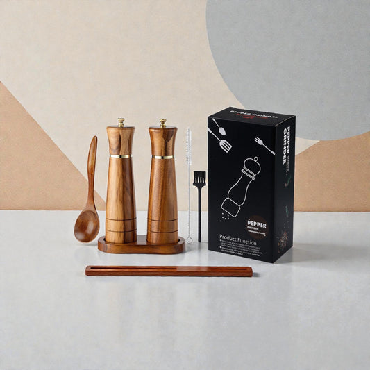 Pepper Grinder – 8 Inch Manual Salt & Pepper Mill | Modern Goods Living