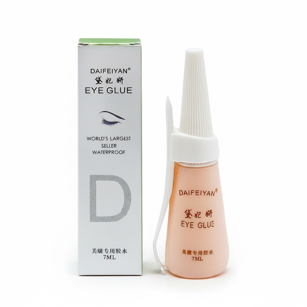 Super Sticky Clear Eyelash Glue – Sweat-Resistant, Gentle