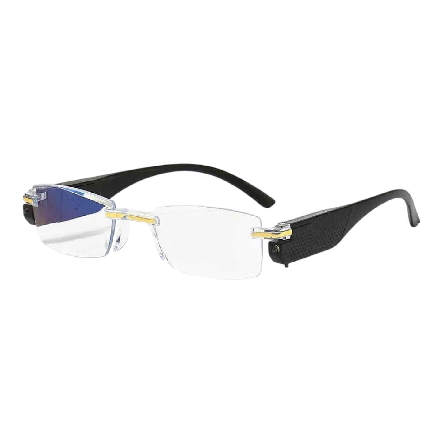Smart Zoom LED Reading Glasses – Anti Blue Light, Oval Frame
