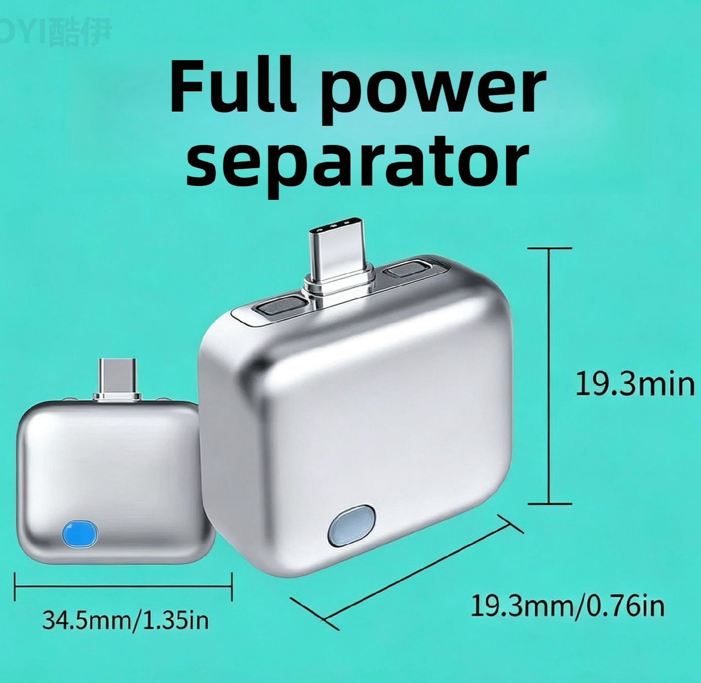 AI Smart Type-C Fast Charger | Auto Power-Off Dual USB-C Wall Charger