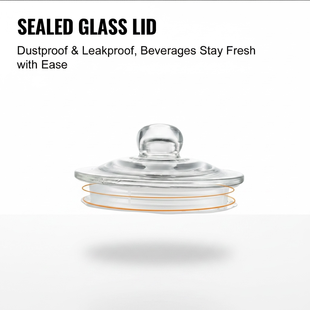 1.5 Gallon Glass Drink Dispenser – Stainless Steel Spigot