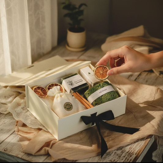 Elegant flameless aromatherapy stone diffuser set on nightstand