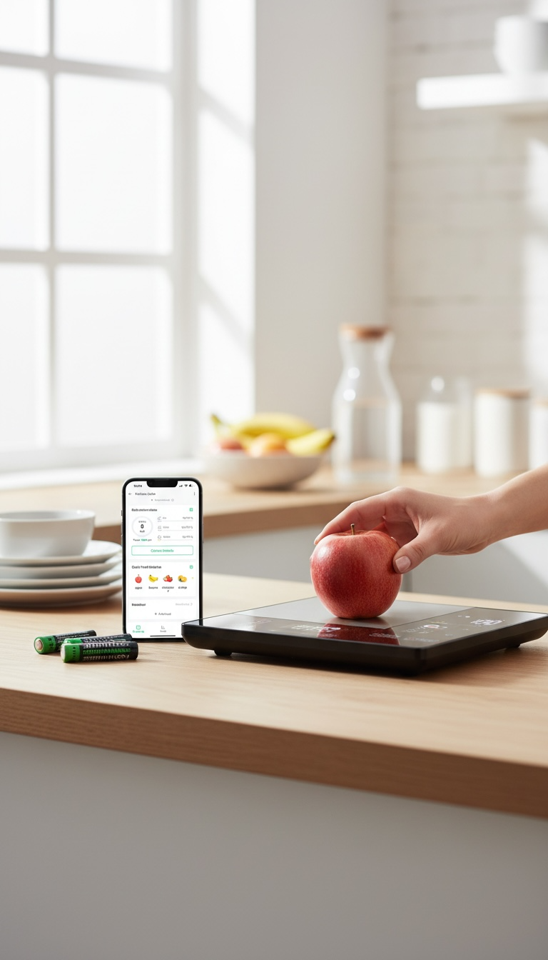 Nutrition Kitchen Scale with TFT Color Display (5kg/11 lb, 1g Precision)