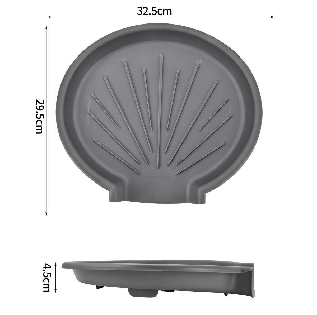 4-Piece Collapsible Colander Set with Tray | Space-Saving Strainer