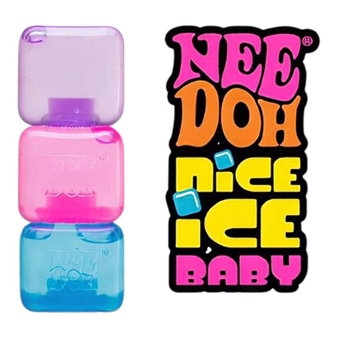 NeeDoh Sensory Silicone Fidget Cube – Textured Stress Relief Toy