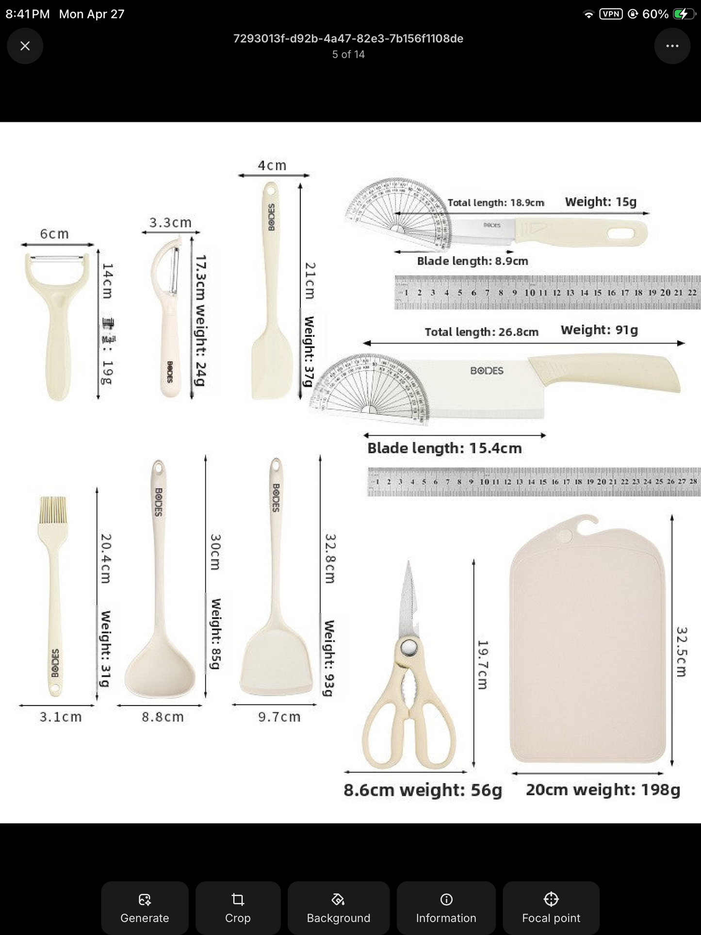9-Piece Silicone Kitchen Utensil & Knife Set with Cutting Board | Modern Goods Living