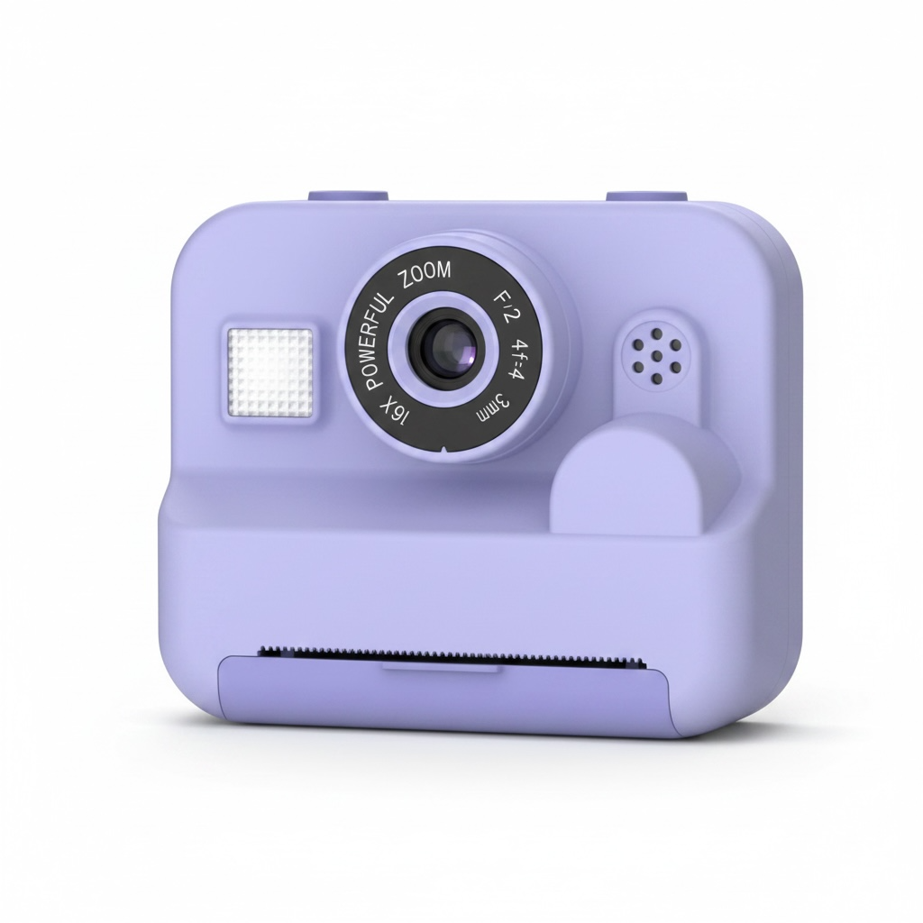 Instant Print Kids Camera with Games & Dual Lens