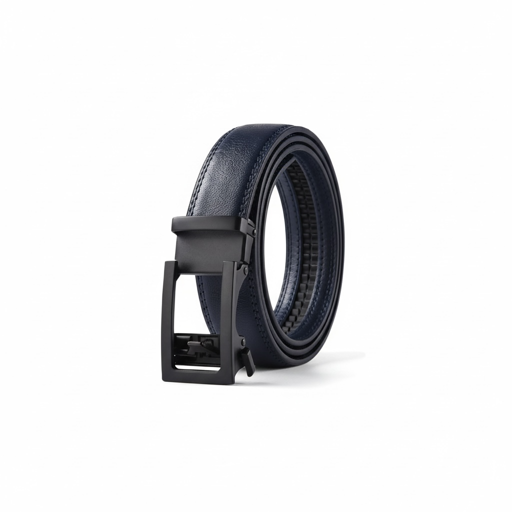 Unisex Automatic Buckle Leather Belt – Classic Business & Casual