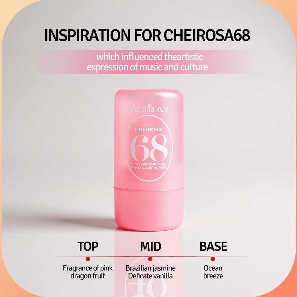 Fragrance Balm – Long-Lasting Fruity Perfume Stick (Coconut, Candy, Rose)