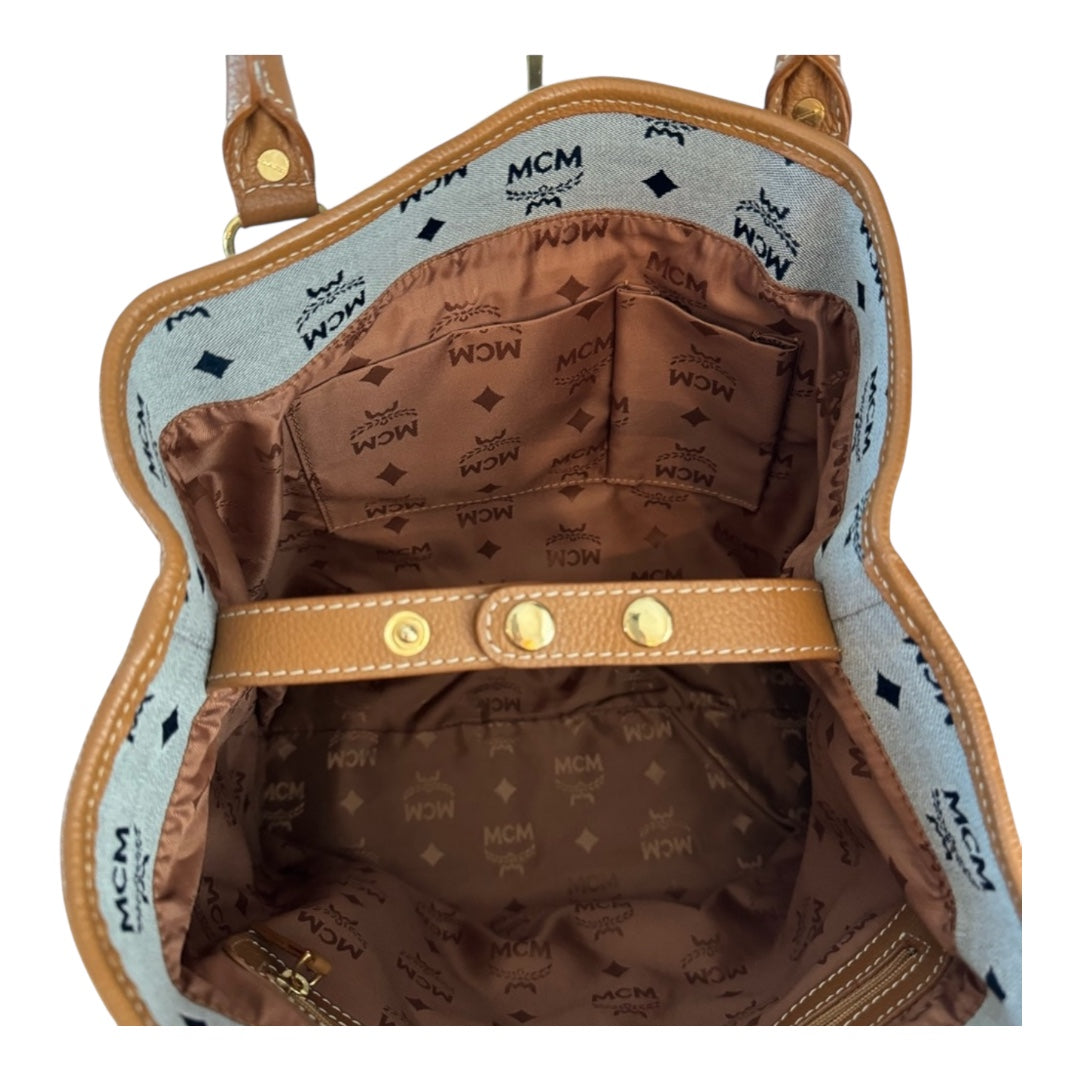 MCM Aren Denim Tote