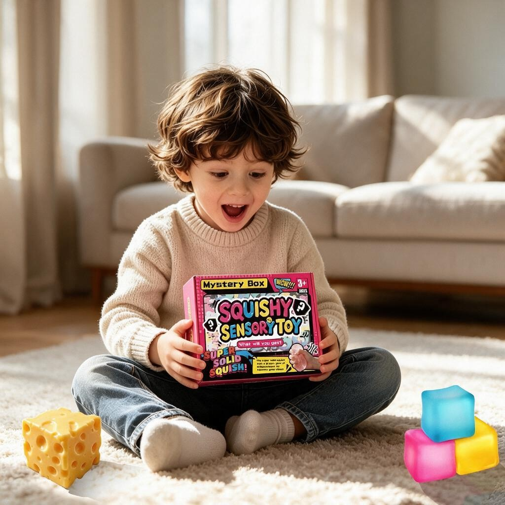 Slow-Rebound Sensory Squishy Toy Set | Stress Relief Food Fidgets