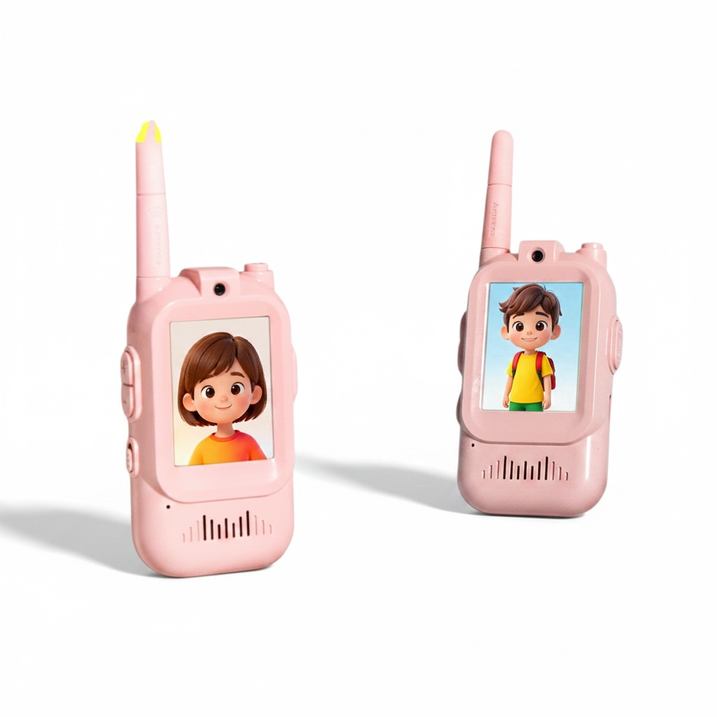 Kids Video Walkie Talkies – USB Rechargeable, Ages 4–6