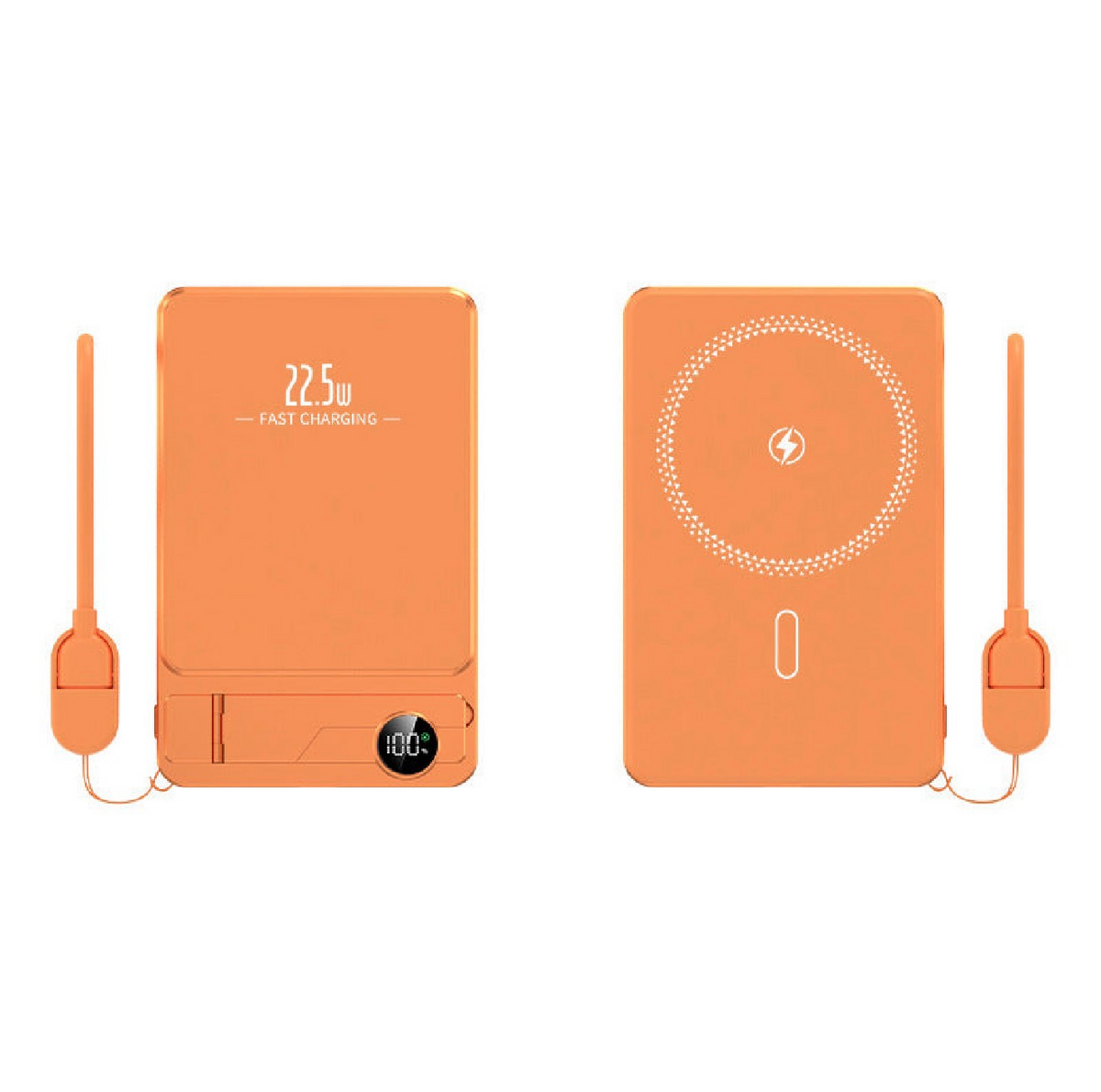 Ultra-Slim Magnetic Power Bank – 22.5W Wireless Fast Charger
