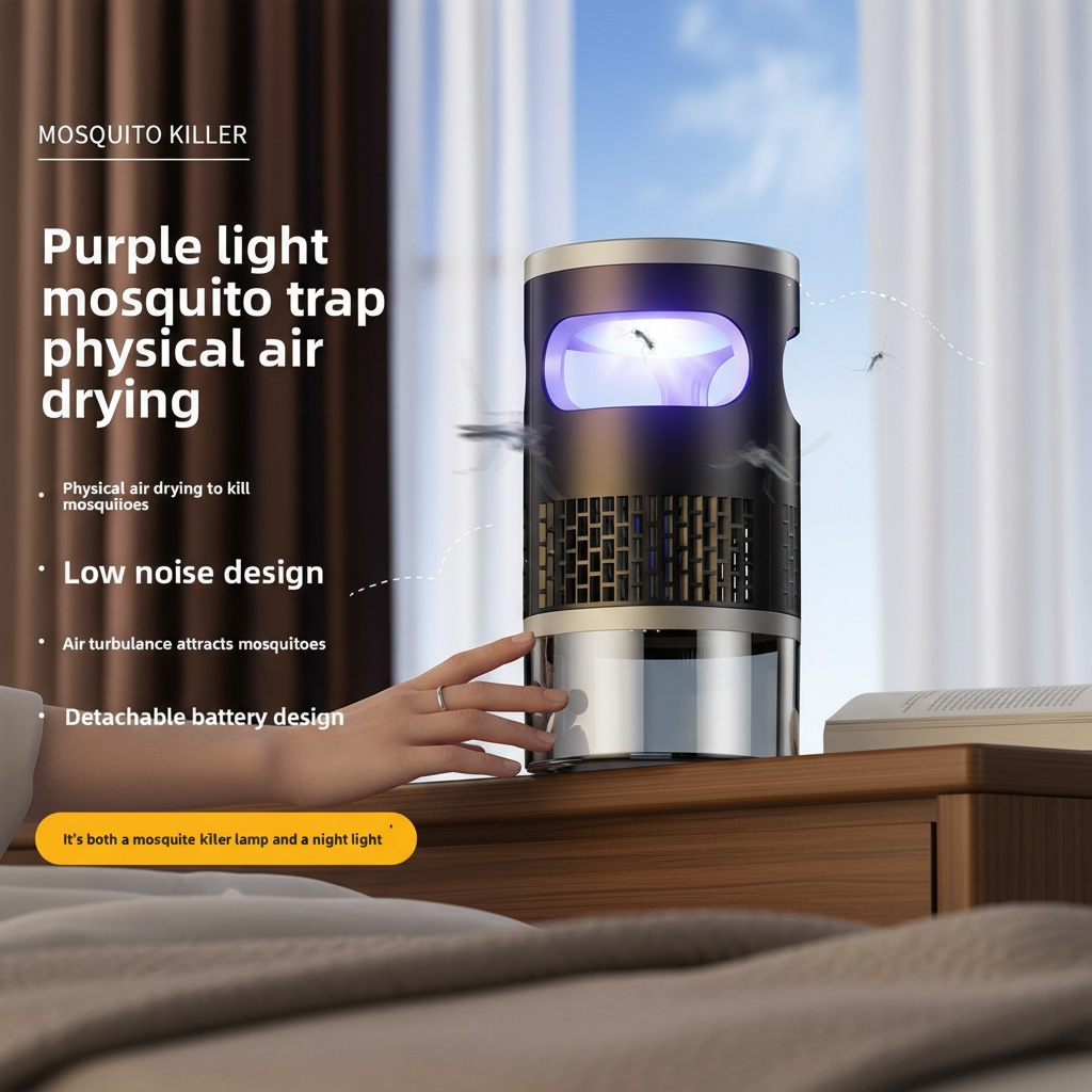 Smart Mosquito Killer Lamp – UV Insect Trap & Night Light