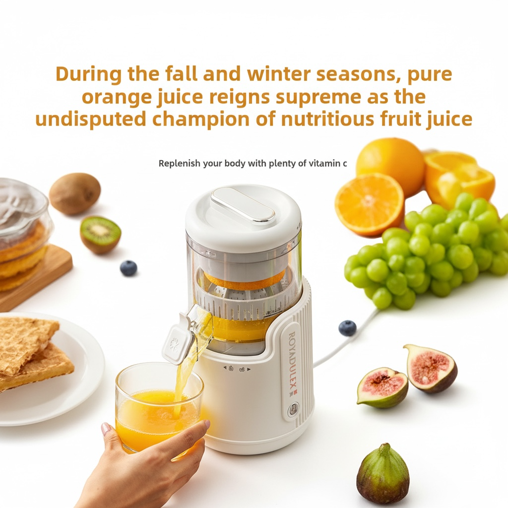 Automatic Electric Juicer 800W – Compact Pulp-Free Juicer