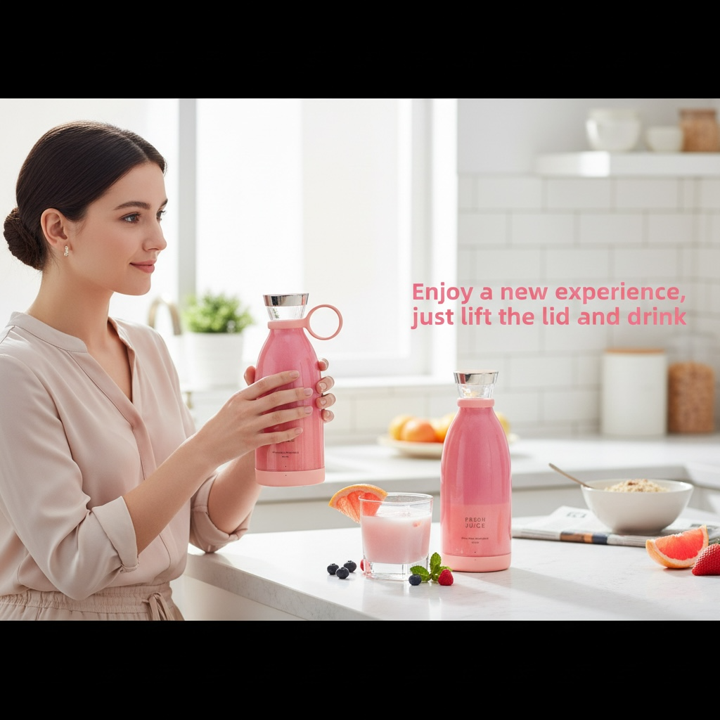Juicer Cup – 18,000 RPM Cordless Blender Bottle (400ml)