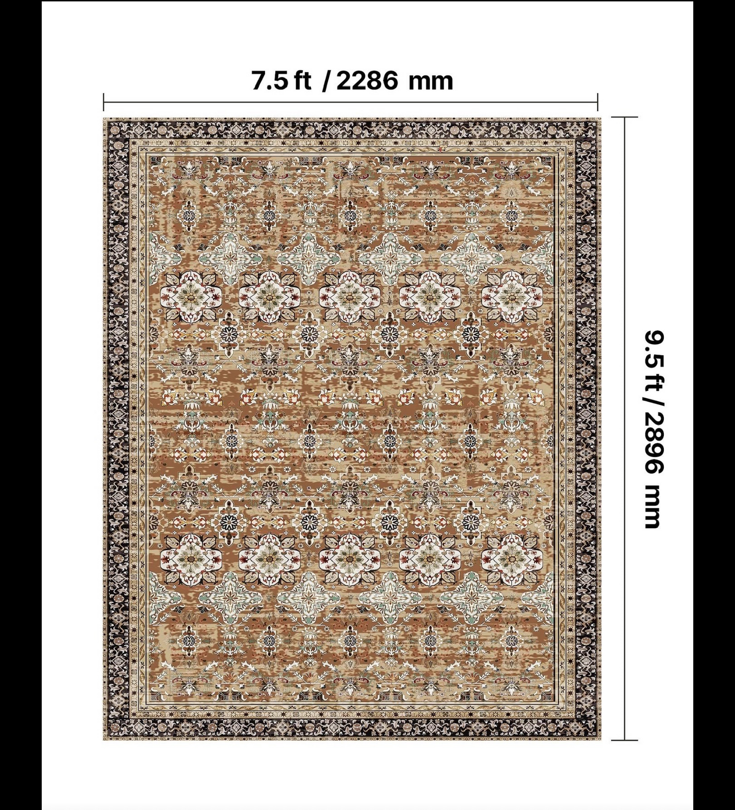 CloudWalk Washable Rug – Ultra Soft, Thin, Non-Shedding
