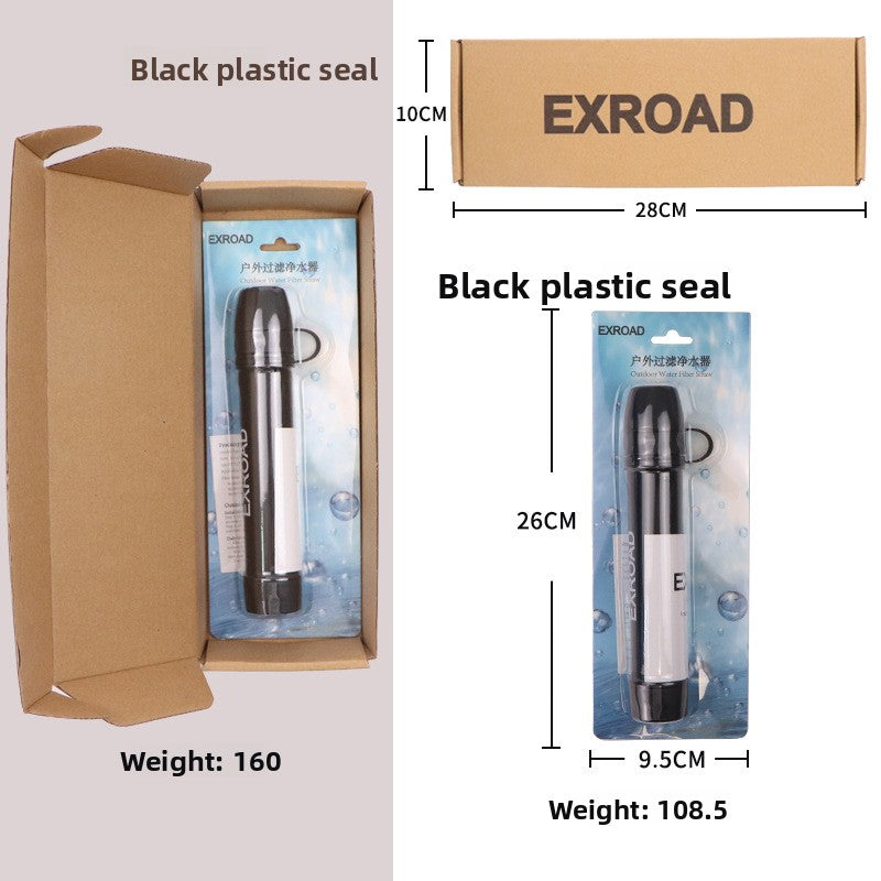 Portable Water Filter Straw – Emergency Outdoor Purifier