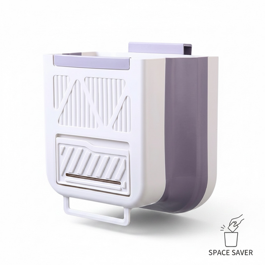 Wall Mounted Hanging Trash Can 10L – Space Saving Kitchen & Bathroom Waste Bin”