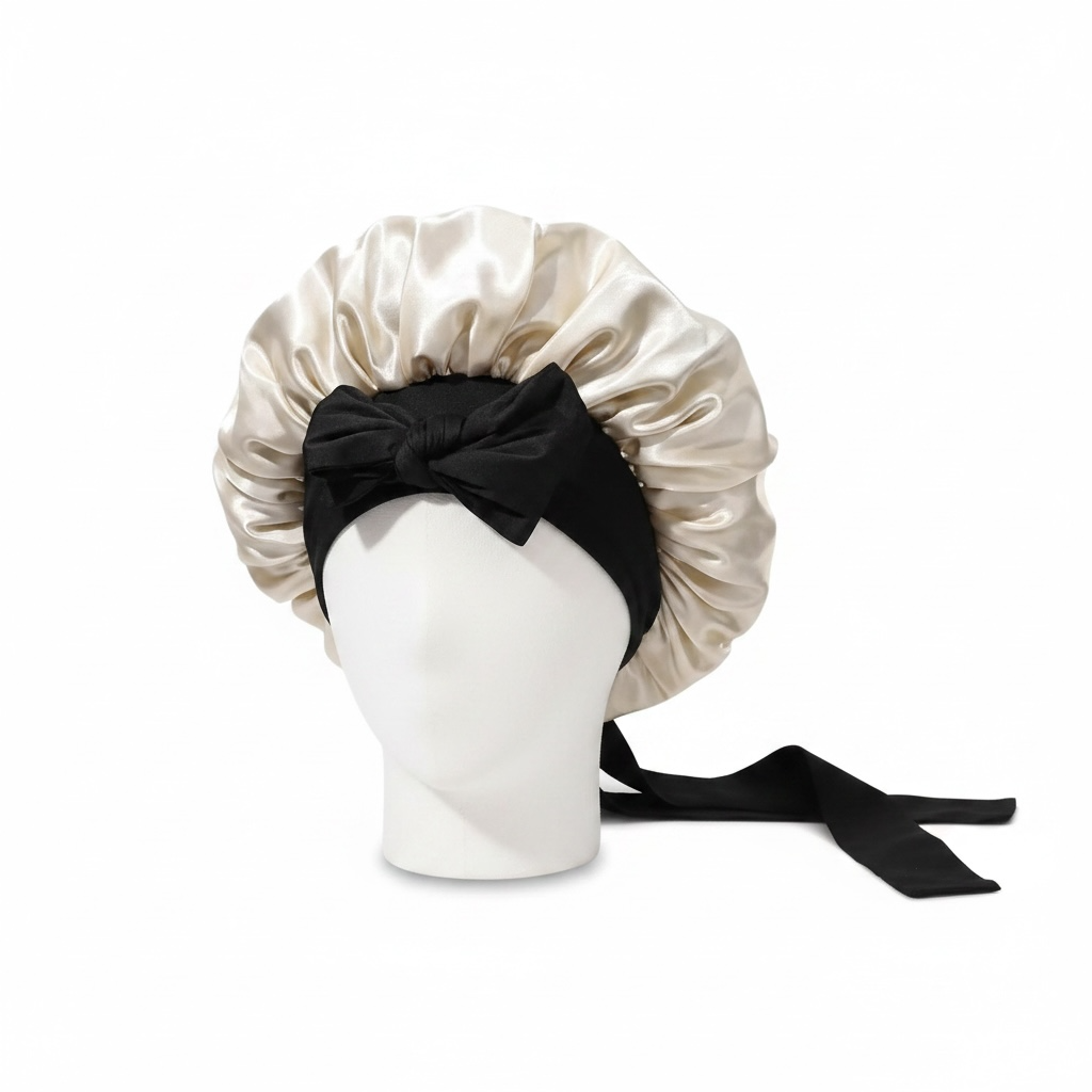 Women's Double Layer Stretch Nightcap