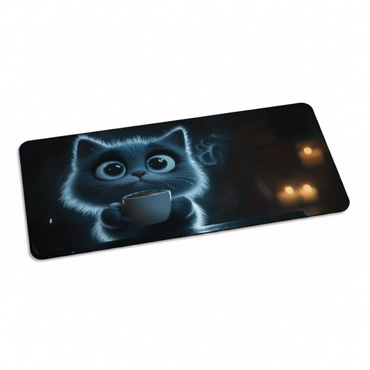 Cute Diatomaceous Mouse Pad – Non‑Slip, Washable Kitten Design