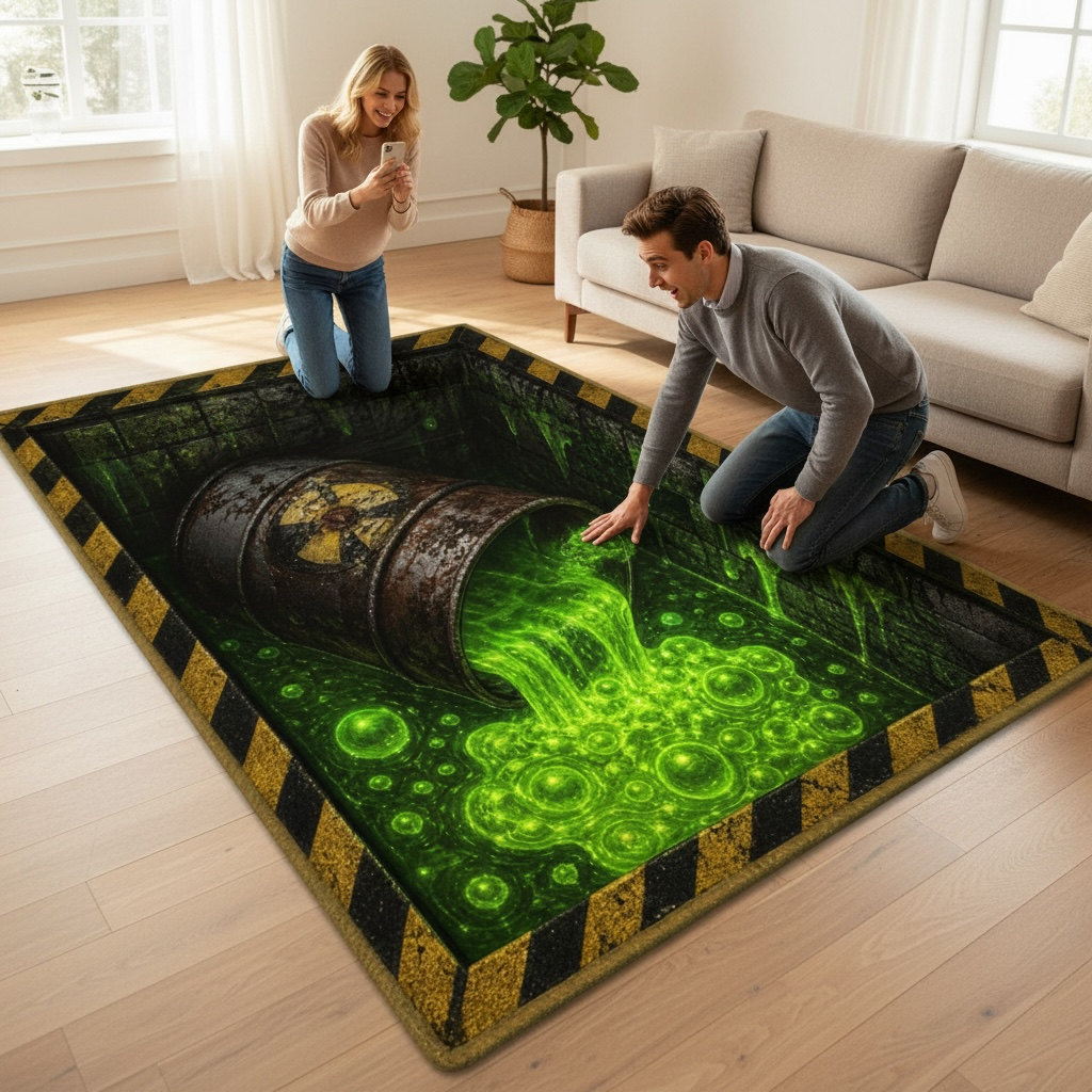 Halloween Horror Area Rug – Soft Non-Slip Crystal Velvet Carpet, Multiple Sizes & Patterns