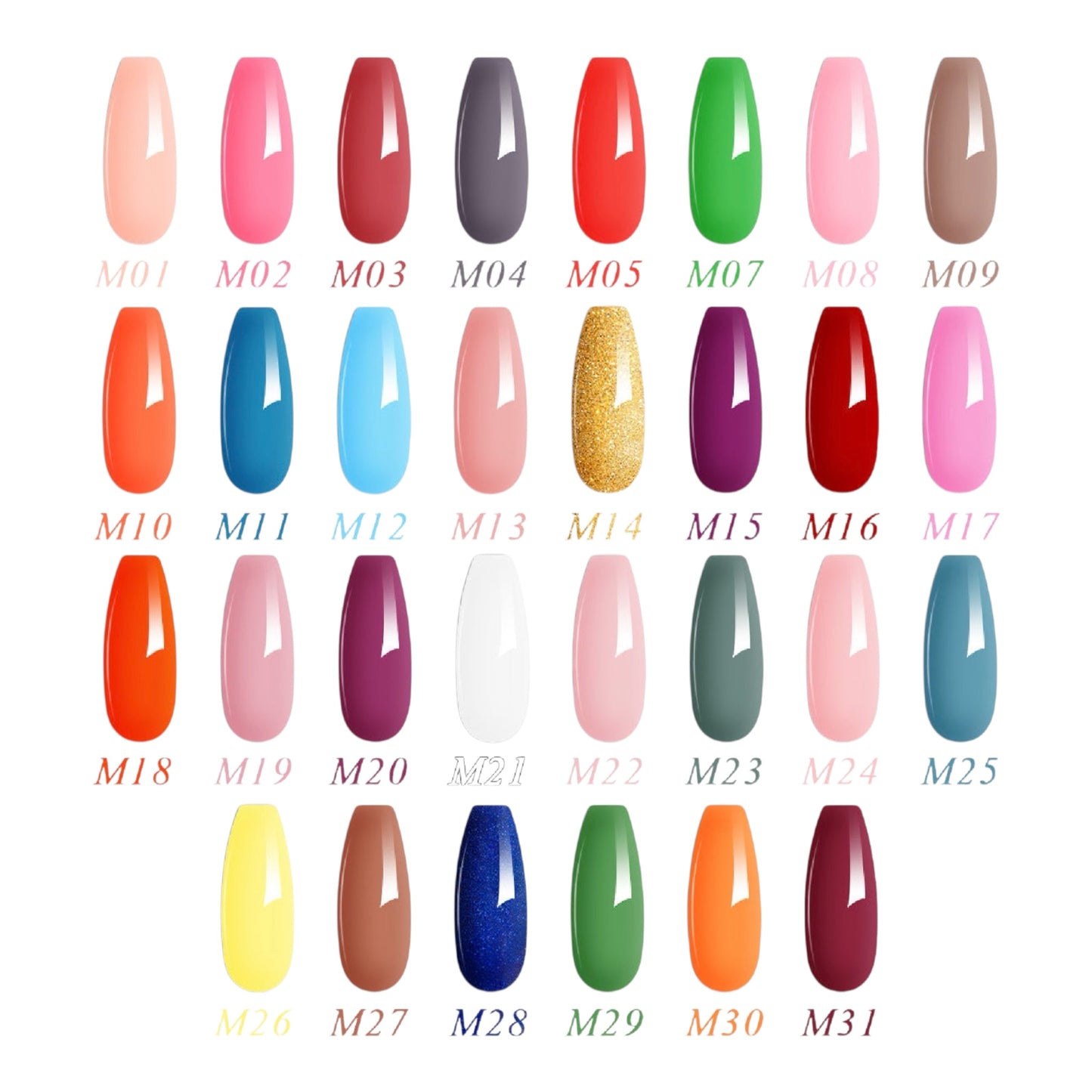 30 Color Gel Nail Polish Set – Professional UV/LED Gel Kit | Modern Goods Living