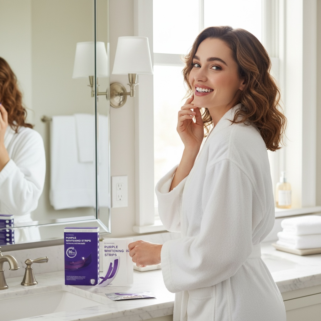 Teeth Whitening Strips – No-Mess At-Home Smile Brightening