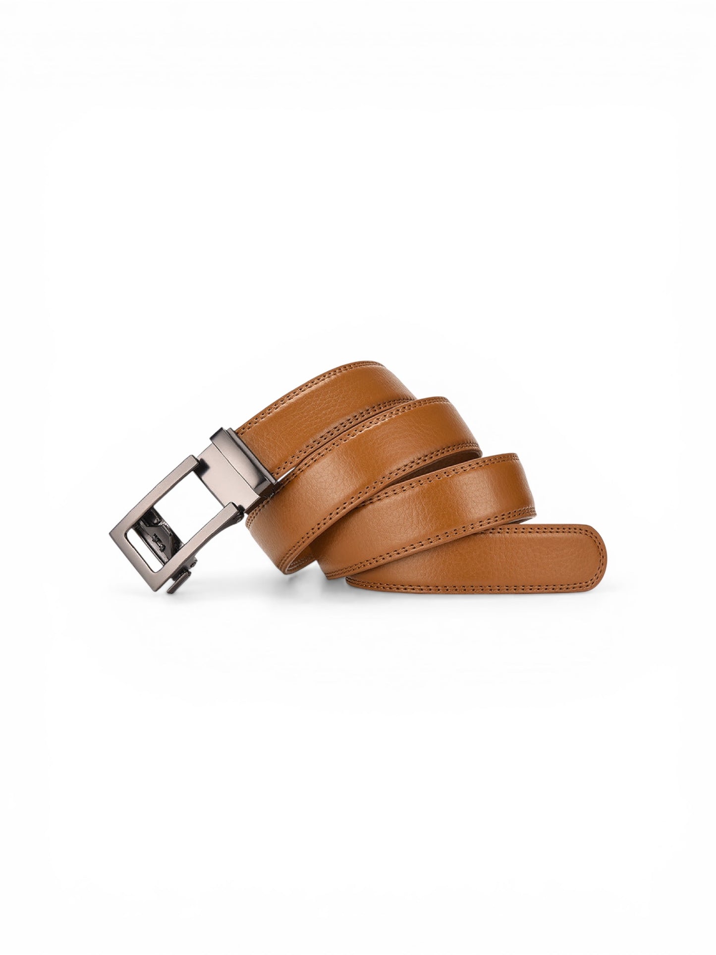Unisex Automatic Buckle Leather Belt – Classic Business & Casual
