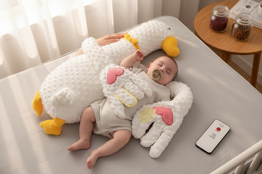 Baby Soothing Pillow with Warm Hug Design – Patting, Gentle Warmth & Hugging Arms