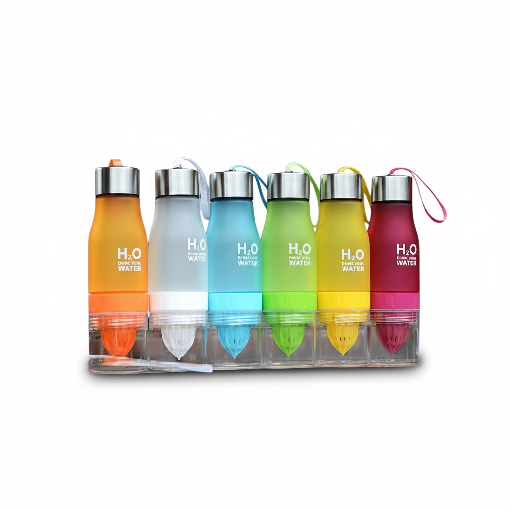 Fruit Juicer Bottle – 650ml Lemon Citrus Infuser Water Bottle
