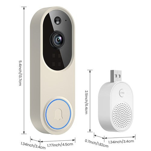 Wireless Video Doorbell – 1080P HD, WiFi, Night Vision