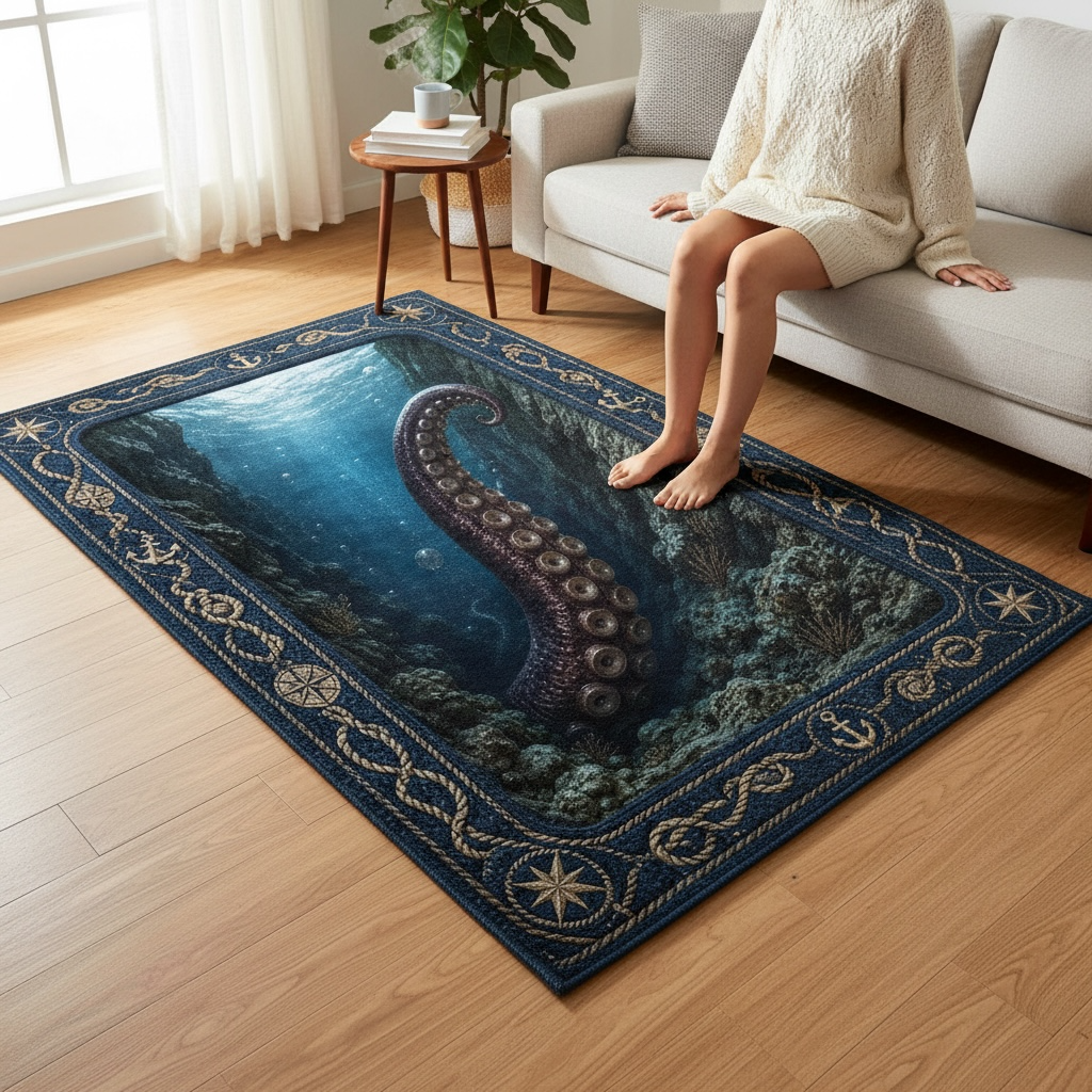 Halloween Horror Area Rug – Soft Non-Slip Crystal Velvet Carpet, Multiple Sizes & Patterns