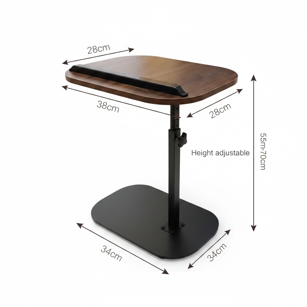 Multifunctional Height-Adjustable Bedside Table
