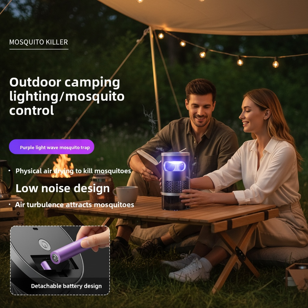 Smart Mosquito Killer Lamp – UV Insect Trap & Night Light