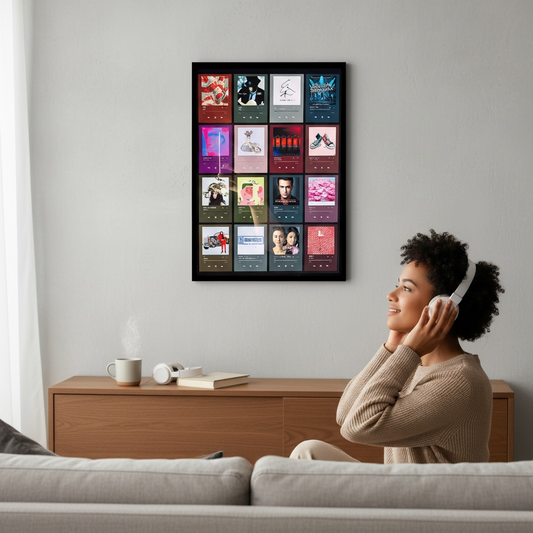 NFC Music Photo Frame – Bluetooth Speaker Frame with Custom Photo & Song, Rechargeable