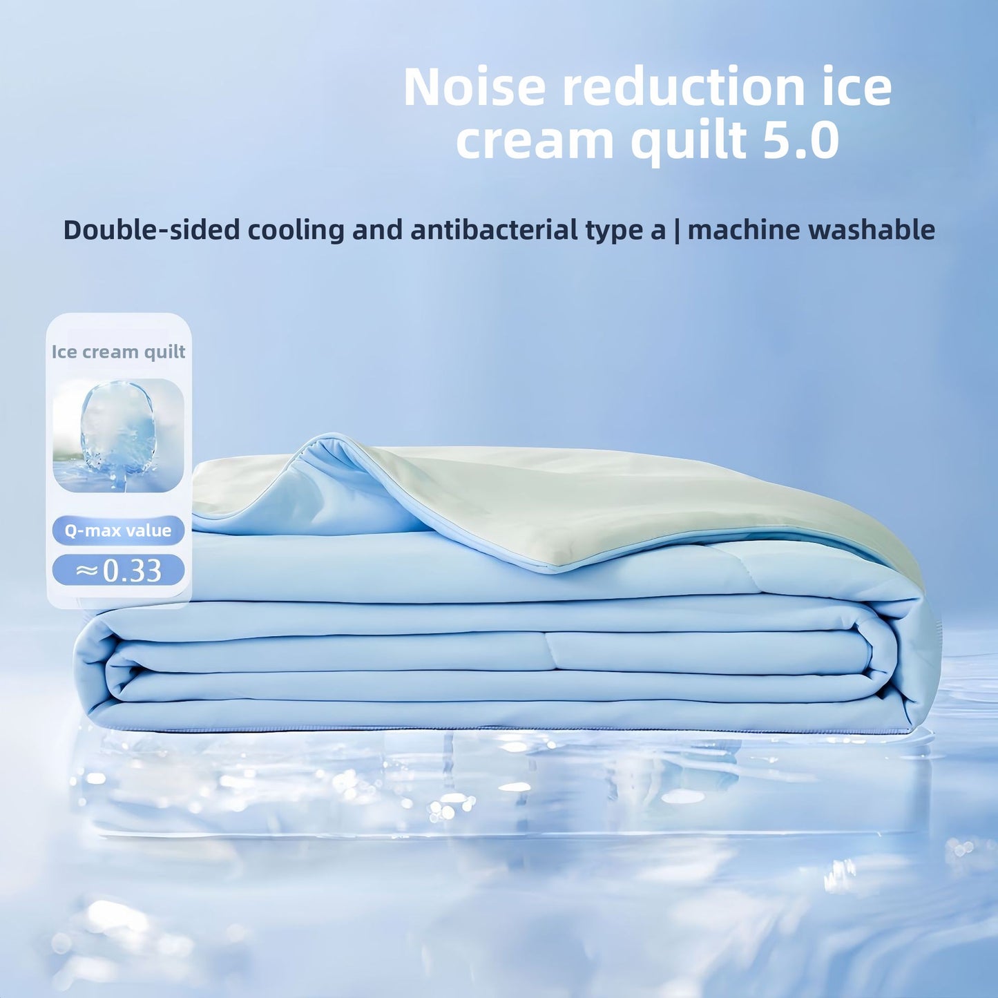 Cooling Fiber Quilt – Triple Cooling, Lightweight & Antibacterial