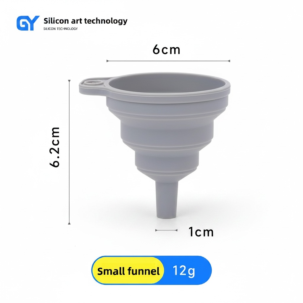 Collapsible Silicone Funnel – Food-Grade, Space-Saving, Great Value