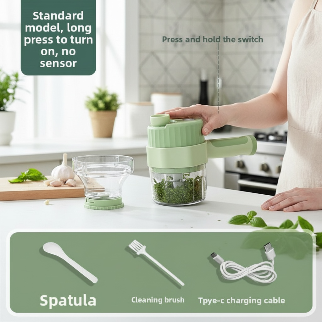 Cordless Electric Mincer – Wireless, Compact & Multi-Purpose