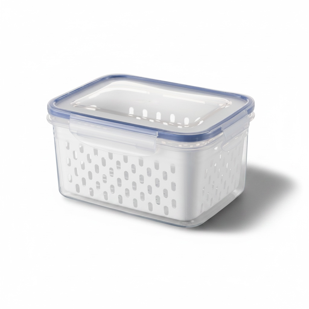 Airtight Food Storage Container 1–2L – Stackable Plastic Fresh-Keeping Box