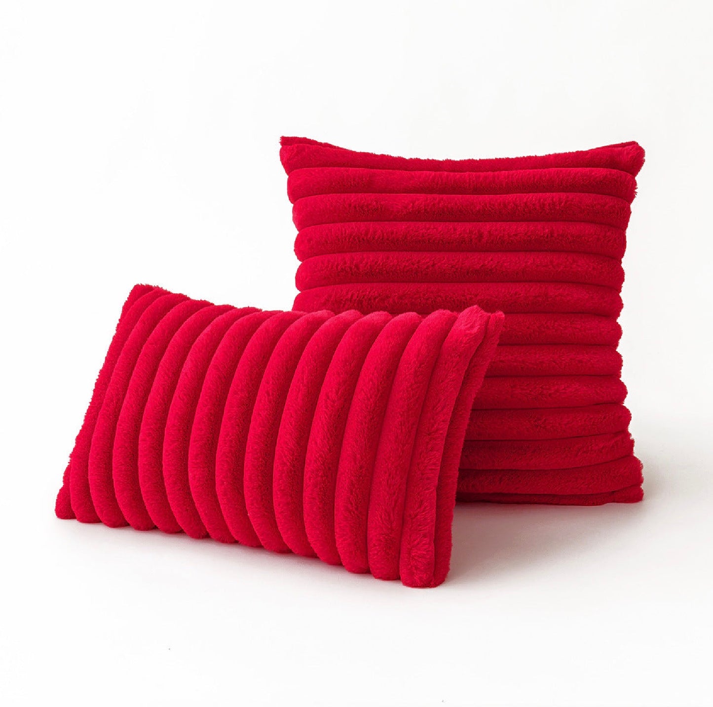 Modern Stripe Cushion Cover – Decorative Throw Pillow Case in Multiple Colors (30×50 cm & 45×45 cm)