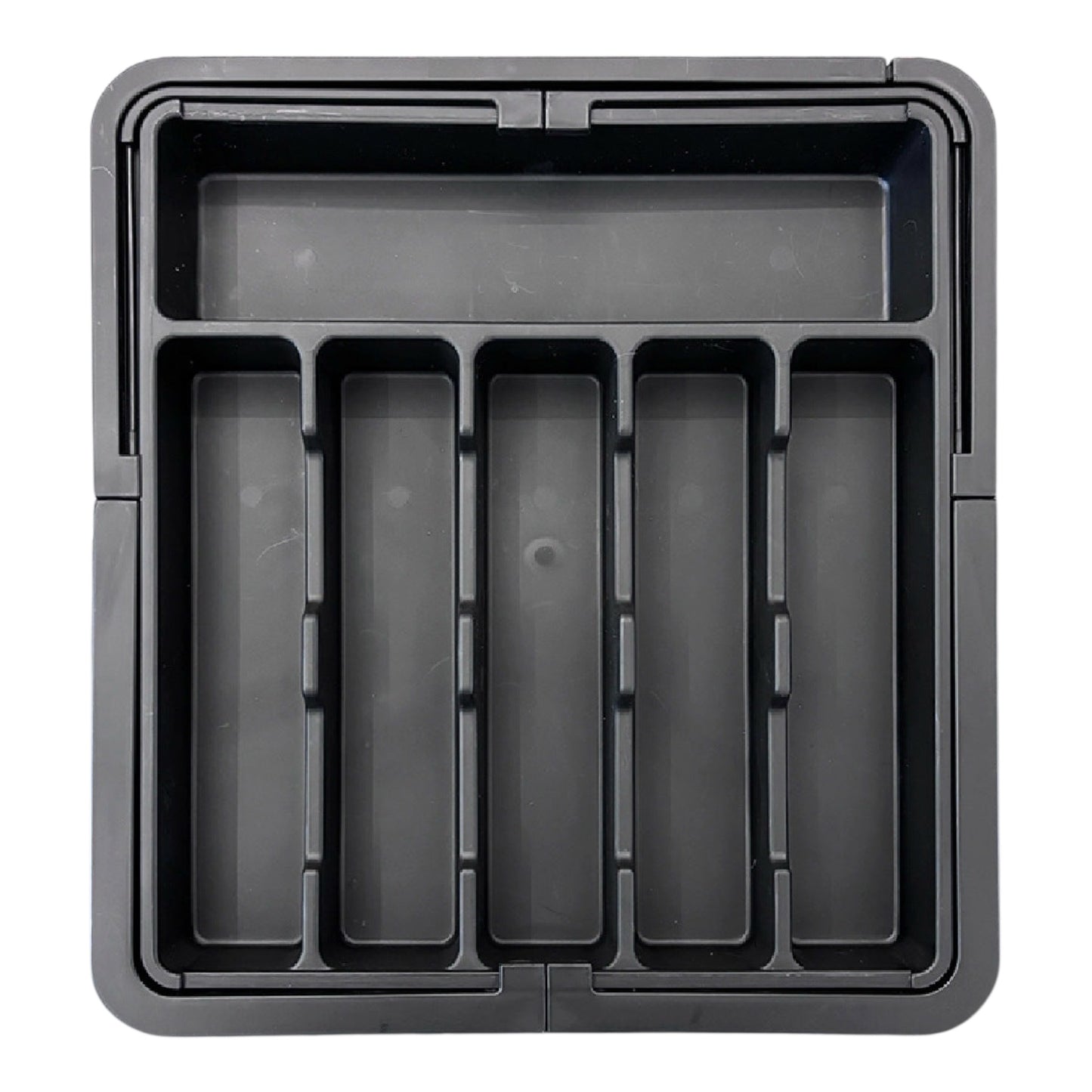 Kitchen Drawer Utensil Organizer | PP Plastic Cutlery Tray with Compartments