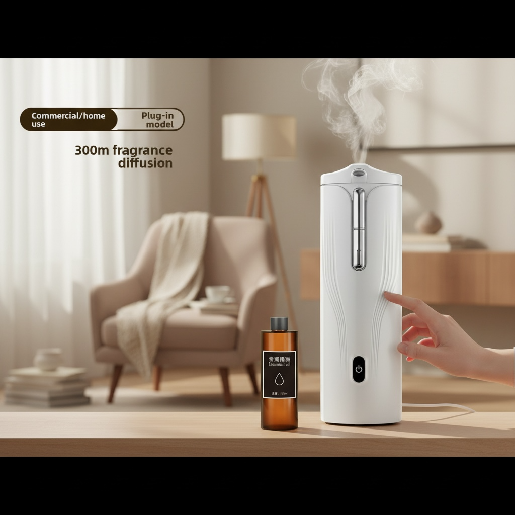 Aromatherapy Diffuser – 500ml Automatic Scent Machine (100–240V)