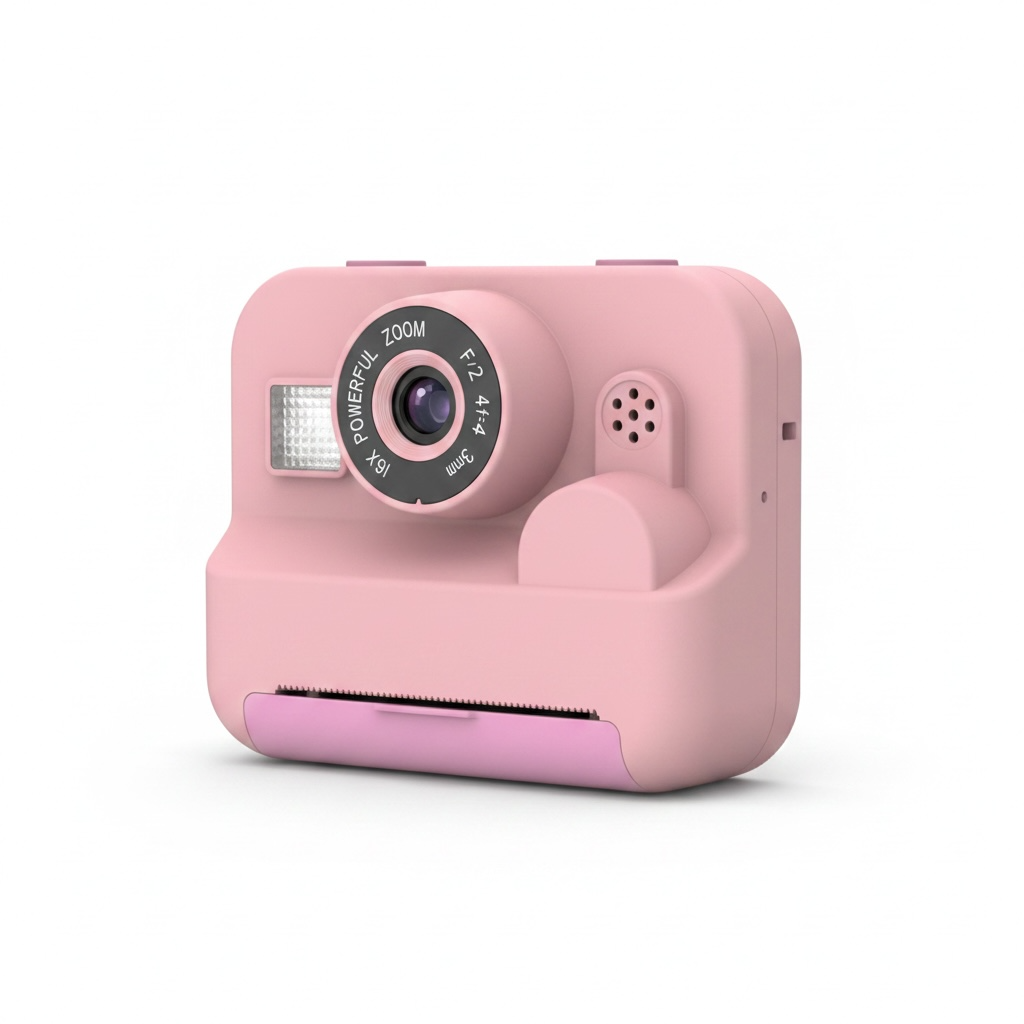 Instant Print Kids Camera with Games & Dual Lens