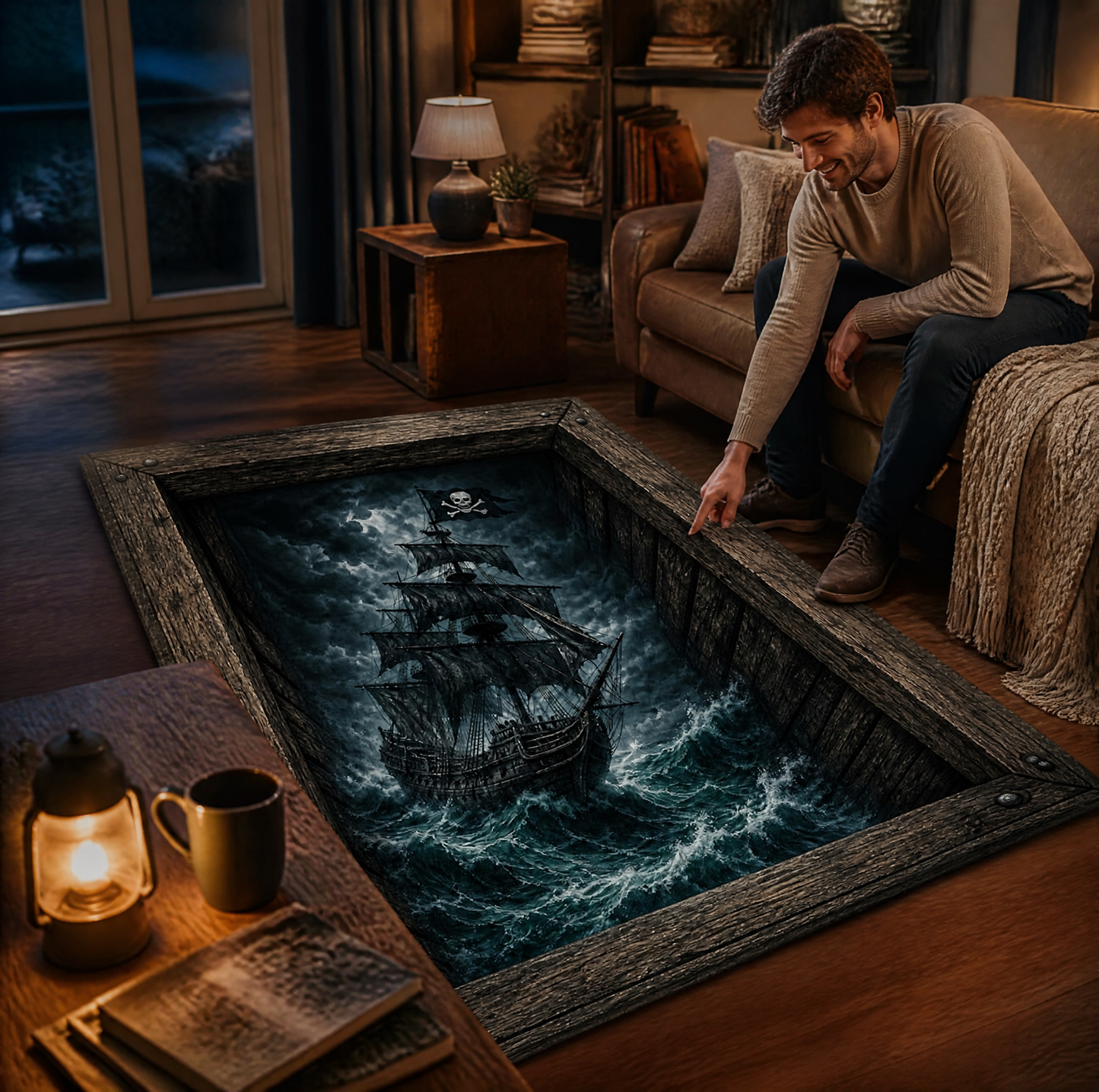 Halloween Horror Area Rug – Soft Non-Slip Crystal Velvet Carpet, Multiple Sizes & Patterns